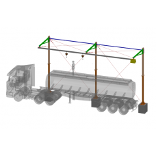 Модульна анкерна конструкція для вантажних терміналів ALTIRAIL LR